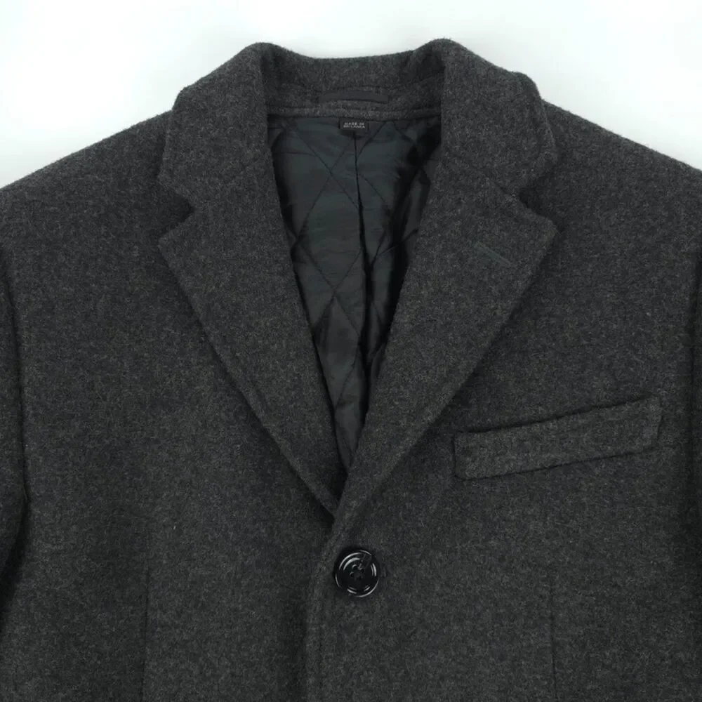 NEW J Crew Everyday Topcoat Wool Old Money Quiet Luxury Preppy Minimal Military